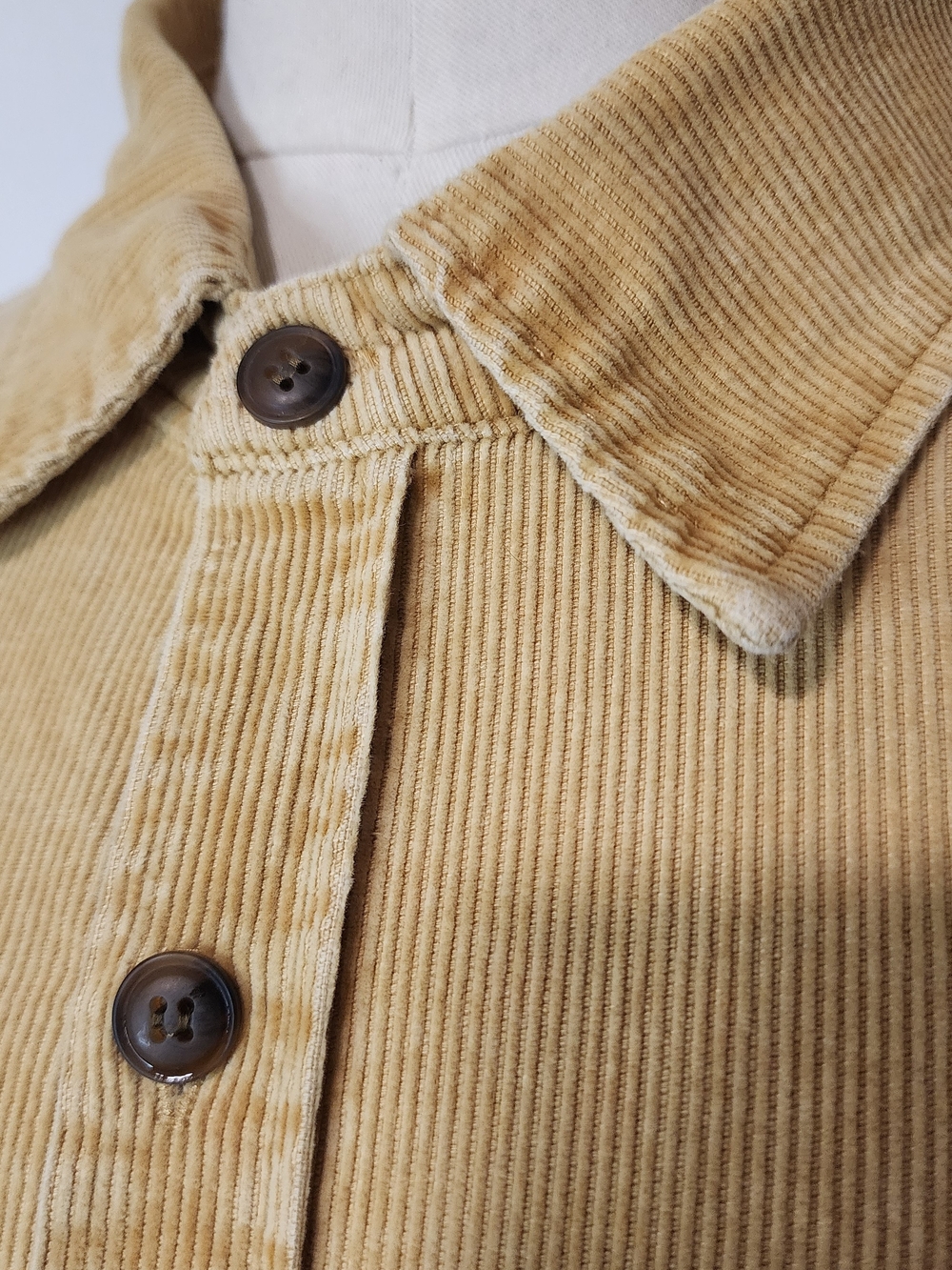 MNML Men's Corduroy Shirt Jacket in Light Tan